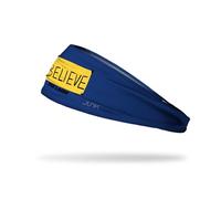 JUNK Brands Big Bang Lite Headband - Moisture-Wicking, Performance Fabric, Non-Slip, Sports Sweatband for Men & Women - One Size - Ted Lasso: Believe