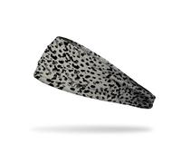 JUNK Brands Big Bang Lite Headband - Moisture-Wicking, Performance Fabric, Non-Slip, Sports Sweatband for Men & Women - One Size - Snow Leopard