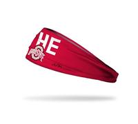 JUNK Brands NCAA Ohio State Big Bang Lite Headband - Moisture-Wicking, Performance Fabric, Non-Slip, Sports Sweatband for Men & Women - One Size - The Ohio State
