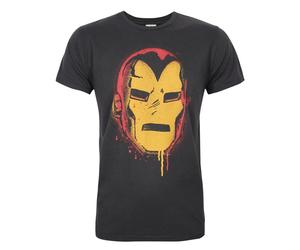 Junk Food Clothing Black Iron Man Short Sleeved T-Shirt Mens