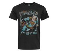Junk Food Clothing Black Superman Short Sleeved T-Shirt Mens