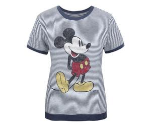 Junk Food Clothing Blue Mickey Mouse Jumper Womens