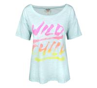 Junk Food Clothing Blue Short Sleeved T-Shirt Womens