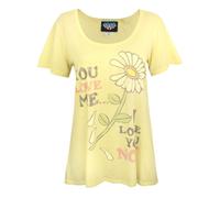Junk Food Clothing Daisy Graphic Womens Large Short Sleeved T-Shirt