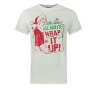 Junk Food Clothing Off-White Santa Short Sleeved T-Shirt Mens