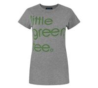 Junk Food Clothing Slogan Text 'Little Green Tee' Womens Small Short Sleeved T-S