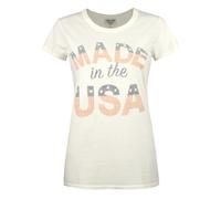 Junk Food Clothing Stars And Stripes Made In The Usa Print Short Sleeved T-Shirt