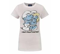 Junk Food Clothing Womens Pink Smurfs Short Sleeved T-Shirt - Small