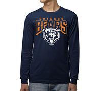 Junk Food Clothing x NFL - Chicago Bears - Bold Logo - Men's and Women's Long Sleeve Fan Shirt - Size X-Large
