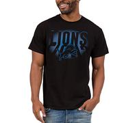 Junk Food Clothing x NFL - Detroit Lions - Team Spotlight - Short Sleeve Fan Shirt for Men and Women Black