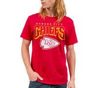 Junk Food Clothing x NFL - Kansas City Chiefs - Bold Logo Adult Unisex Fan T-Shirt Red
