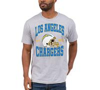 Junk Food Clothing x NFL - Los Angeles Chargers - Team Helmet Adult Unisex Fan T-Shirt