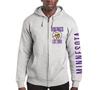 Junk Food Clothing x NFL - Minnesota Vikings - MVP Zip Hoodie - - Size 3 X-Large