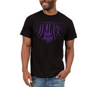 Junk Food Clothing x NFL - Minnesota Vikings - Team Spotlight Unisex Adult Fan T-Shirt Black