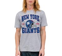 Junk Food Clothing x NFL - New York Giants - Team Helmet Adult Unisex Fan T-Shirt