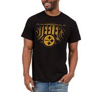 Junk Food Clothing x NFL - Pittsburgh Steelers - Team Spotlight Unisex Adult Fan T-Shirt Black