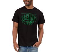 Junk Food Clothing x NFL - Seattle Seahawks - Team Spotlight Unisex Adult Fan T-Shirt Black