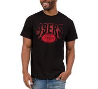 Junk Food Clothing x NFL - Team Spotlight - Short Sleeve Fan Shirt for Men and Women - Black T-Shirt with Mascot Design