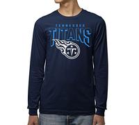 Junk Food Clothing x NFL - Tennessee Titans - Bold Logo - Men's and Women's Long Sleeve Fan Shirt - Size 2 X-Large