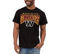 Junk Food Clothing x NFL - Washington Commanders Bold Logo Unisex Adult Fan Tee Black