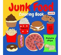 Junk Food - Coloring book for kids