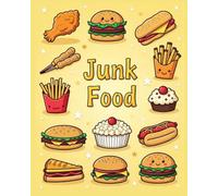 Junk Food: Coloring book for kids