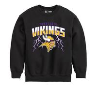 Junk Food Kids NFL-Lightning-Officially Licensed Youth Pullover Crew Neck for Boys and Girls Sweatshirt, Black, M