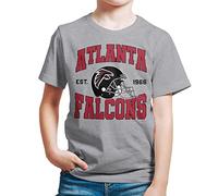 Junk Food Kids' NFL Team Helmet T-Shirt, Grey, L