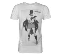 Junk Food Mens Batman T-Shirt / S White/Black NS5533