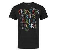 Junk Food Mens Christmas Is For Fruit-Cakes T-Shirt NS5543