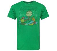 Junk Food Mens I Can't Stand It Peanuts Christmas T-ShirtS Green NS5906