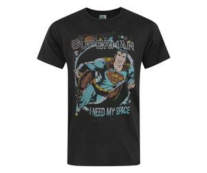 Junk Food Mens I Need My Space Superman T-ShirtS Black Print NS6402