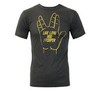 Junk Food Mens Live Long And Prosper Star Trek T-Shirt NS5534