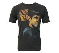Junk Food Mens Portrait Spock Star Trek T-Shirt NS5575