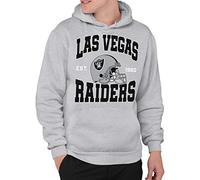 Junk Food Mens Team Helmet Nfl Hoodie Sweatshirt, Athletic Heather, M EU