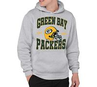Junk Food Mens Team Helmet Nfl Hoodie Sweatshirt, Athletic Heather, XL EU
