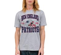 Junk Food Mens Team Helmet NFL T-Shirt, Grey, S UK