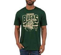 Junk Food NBA - Crash The Board - Officially Licensed Adult Short Sleeve Fan Tee for Men and Women Forest Green