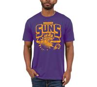 Junk Food NBA - Crash The Board - Officially Licensed Adult Short Sleeve Fan Tee for Men and Women Purple