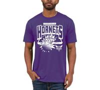 Junk Food NBA - Crash The Board - Officially Licensed Adult Short Sleeve Fan Tee for Men and Women Purple