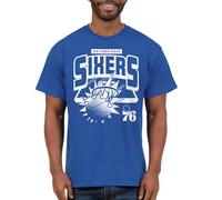 Junk Food NBA - Crash The Board - Officially Licensed Adult Short Sleeve Fan Tee for Men and Women Royal Blue