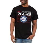 Junk Food NBA - Tech Court - Officially Licensed Adult Short Sleeve Fan Tee for Men and Women Black