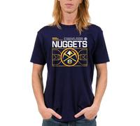 Junk Food NBA - Tech Court - Officially Licensed Adult Short Sleeve Fan Tee for Men and Women Navy