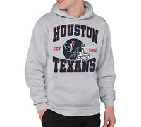 Junk Food NFL - Houston Texans - Team Helmet - Officially Licensed Adult Pullover Fleece Hoodie for Men and Women