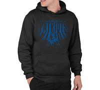 Junk Food NFL - New England Patriots - Team Spotlight - Unisex Adult Pullover Fleece Hoodie for Men and Women - Size Large Black