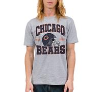 Junk Food Unisex's NFL Team Helmet T-Shirt Adult, Grey, 3XL