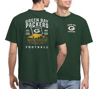 Junk Food NFL Unisex-Adult Field Flag Short Sleeve Tee