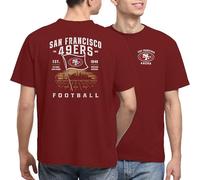 Junk Food NFL Unisex-Adult Field Flag Short Sleeve Tee