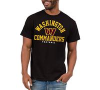 Junk Food NFL - Washington Commanders - Classic Team Logo - Unisex Adult Short Sleeve Fan T-Shirt for Men and Women - Size Large