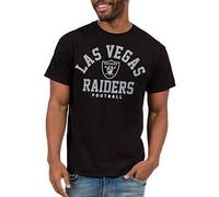 Junk Food Unisex Classic Team Logo NFL T-Shirt, Black, M UK